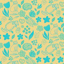 My project in Illustrated Pattern Design course. Art Direction, Digital Drawing, Traditional illustration, and Pattern Design project by Kitty Wong - 09.26.2020