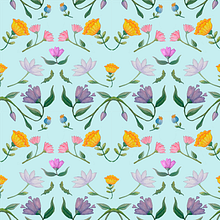 Acuarela botánica para estampados. Projekt z dziedziny R i sunek botaniczn użytkownika vale_torres_n - 28.09.2020