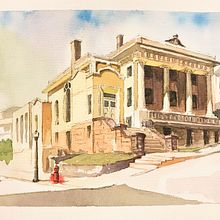 My project in Architectural Sketching with Watercolor and Ink. Un proyecto de Ilustración arquitectónica, Ilustración con tinta y Pintura a la acuarela de ElRey - 15.10.2020