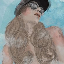 Mi Proyecto del curso: Retrato ilustrado con Procreate. Een project van Traditionele illustratie van Carolina V Garber - 27.09.2020