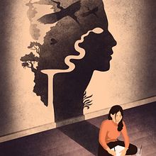 My project in Editorial Illustration for Magazines course. Un progetto di Illustrazione digitale, Design editoriale, Illustrazione editoriale e Illustrazione tradizionale di Phoebe Hathaway - 04.09.2020