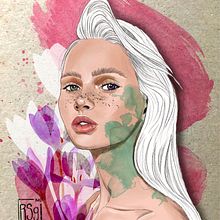 My project in Illustrated Portraits with Procreate course. Creativit project by Rash Sakia Guiling - 09.27.2020