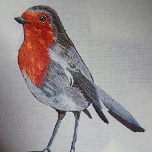Mi Proyecto del curso: Pintar con hilo: técnicas de ilustración textil. Un proyecto de Artesanía y Bordado de Genesis Urbano - 27.09.2020