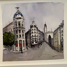 Mi Proyecto del curso: Dibujo arquitectónico con acuarela y tinta. Fine Arts project by Esther Navarro - 10.08.2020