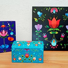 Mi Proyecto del curso: Introducción a la ilustración floral con acrílico. Projekt z dziedziny Trad, c i jna ilustracja użytkownika Diana Marcela Rozo Pinzón - 27.09.2020