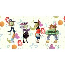 Fábrica de personajes ilustrados "4 Brujas ochenteras". Character Design, Traditional illustration, Digital Illustration, Children's Illustration, and Narrative project by Marily Cordero - 09.27.2020
