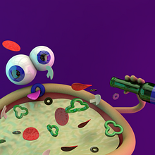 Práctica Cinema 4D para la creación de personajes de Aarón Martínez. 3D, Animação 3D, 3D Design, Design de personagens, e Design de personagens 3D projeto de Sara Palomo Campesino - 28.09.2020