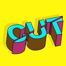 Ilustración Diseño Lettering CUT. Design, Graphic Design, Digital Illustration, and Digital Lettering project by Sonia González - 04.26.2020