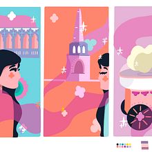 My project in Vectorial Illustration with Style course Ein Projekt aus dem Bereich Digitale Illustration und Traditionelle Illustration von Reem Almazrouei - 28.09.2020
