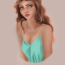 Personal works 2. Un proyecto de Diseño digital, Dibujo digital, Ilustración digital, Pintura digital, Pintura y Dibujo de Retrato de Liane - 28.09.2020