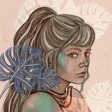 Mi Proyecto del curso: Retrato ilustrado con Procreate . Ilustrație tradițională de Sol Di Nucci - 09.29.2020