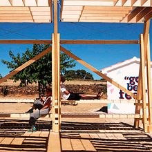 Roof on the floor. Architecture, Arts, Crafts, and Woodworking project by Ana Cobo Zambrana - 04.01.2018