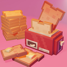 Voxel Dailies. 3D, and 3D Modeling project by Aaron O'Rourke - 05.01.2020