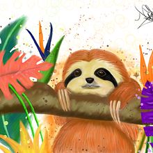 Osito Perezoso Bebe. Un projet de Esquisse , Dessin, Dessin numérique et Illustration traditionnelle de Scarlett Polanía Creaciones - 27.08.2020