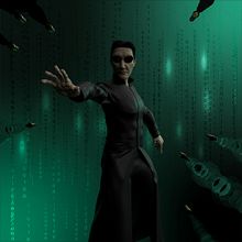 Neo (Mr Anderson). 3D, 3D Character Design, Sculpture, and 3D Modeling project by Luis Girón Miranda - 09.20.2020