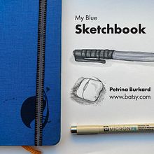 My project in The Art of Sketching: My Blue Sketchbook. Artistic Drawing, Drawing, Figure Drawing, Traditional illustration, Ink Illustration, Portrait Drawing, Sketchbook, and Sketching project by Petrina Burkard - 09.30.2020