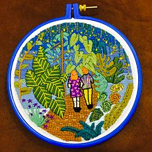 Mi Proyecto del curso: Introducción al bordado botánico. Embroider project by Brenda Macías Long - 09.30.2020