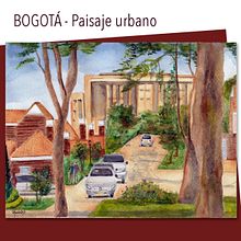 Un barrio de Bogotá - Mi Proyecto del curso: Paisajes urbanos en acuarela . Ilustrație arhitecturală de Patricia Montaña - 09.30.2020
