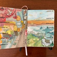 Mi bullet Journal. Un progetto di Belle arti di Elena Narro Medrano - 12.03.2021