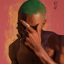 Frank Ocean. Creativit, Portrait Drawing, Digital Drawing, and Traditional illustration project by Paula Guillén - 09.30.2020