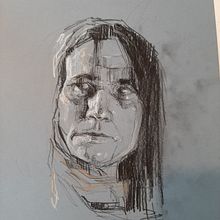 Nativos. Drawing, Pencil Drawing, Portrait Drawing, and Traditional illustration project by Palma Mendoza González - 09.30.2020