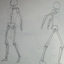 Mi Proyecto del curso: Dibujo anatómico para principiantes. Sketching, Drawing, Pencil Drawing, and Figure Drawing project by Eliza Salas - 09.30.2020