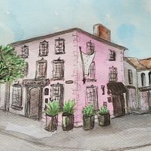 My project in Architectural Sketching with Watercolor and Ink course. Un proyecto de Ilustración arquitectónica de Jacqueline Jeynes - 01.10.2020