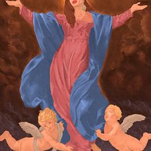 Mi Proyecto del curso: Técnicas digitales de retrato ilustrado "Asunción de Cristina la Veneno". Un progetto di Illustrazione tradizionale di daniela_bonal - 01.10.2020