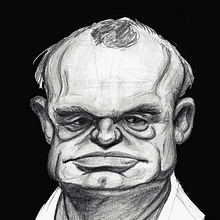 Dominique Pinon, a Caricature Project. Een project van Tekening met potlood y  Portrettekening van baviguier - 01.10.2020