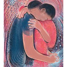 Hug. Digital Painting, and Traditional illustration project by Simona Pavlovic - 10.01.2020