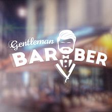 Logo Barbería. Un proyecto de Br, ing e Identidad, Diseño y Diseño de logotipos de Carlos J. Leon - 01.09.2016