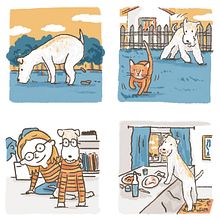 Mami, quiero un perrito. Un proyecto de Cómic e Ilustración tradicional de David Sánchez Rey - 02.11.2017