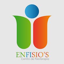 Logo centro fisioterapia Enfisio's. Un proyecto de Br, ing e Identidad, Diseño y Diseño de logotipos de Carlos J. Leon - 02.02.2015