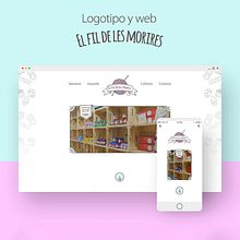 Diseño web y logo El Fil de le Moires. Un proyecto de Br, ing e Identidad, Desarrollo Web, Diseño, Diseño de logotipos y Diseño Web de Carlos J. Leon - 02.06.2017