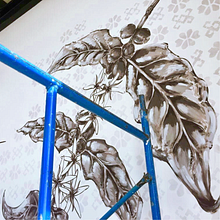 CAFETO. Street Art, Fine Arts, Decoration, Painting, Acr, and lic Painting project by Hugo Medel - 06.06.2019