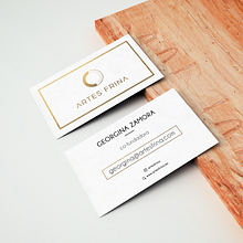 Mi proyecto: Tarjetas de presentación. Graphic Design project by Francisco Javier Rodriguez - 10.02.2020