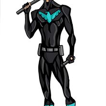 Nightwing: Curso Anatomia de Superheroes. Drawing project by Felipe Vidal - 10.03.2020