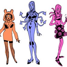 Character Lineup . % Paz Paz tarafından hazırlanan Animas, on, 2D Animas, on, Karakter Animas, onu, Moda Tasarımı, Ve Karakter Tasarımı projesi - 10.03.2020