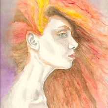 My project in Watercolor Portrait from a Photo course. Watercolor Painting project by Jan Donnelly - 10.03.2020
