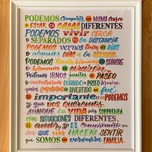 Cuadro Poema Familia. Un proyecto de H, lettering, Ilustración tradicional y Lettering de Rosa Valderrama - 30.08.2019