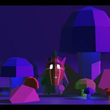 Mi Proyecto del curso: Modelado de personajes low poly para videojuegos . 3D Animation project by Alan Partida Hernández - 10.03.2020