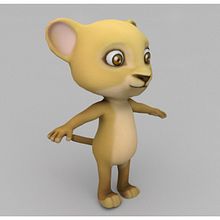 Lion. 3D, 3D Character Design, and 3D Modeling project by Oscar Samuel Contreras Hernández - 10.04.2020