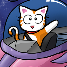 AstroCatto. Un progetto di Disegno digitale, Illustrazione digitale e Illustrazione vettoriale di Ernest Jan Vincent Munoz - 04.10.2020