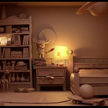 Habitación de niño. Clement Griselain. 3D Modeling project by Gonzalo Palma Menéndez - 10.04.2020