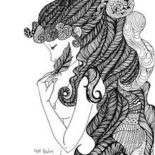 La caricia de una pluma. Un progetto di Disegno a matita e Disegno artistico di Mar Asulay - 04.08.2020