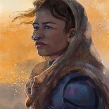 Dune. Traditional illustration, and Digital Painting project by Leo Batic - 10.01.2020