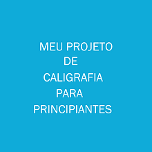 Meu projeto do curso: Caligrafia com pincéis de água para principiantes. Een project van  van Guilherme Tavares - 05.10.2020