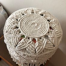 Parte superior del Puff. Projekt z dziedziny Makrama użytkownika Ana Llamosas - 05.10.2020