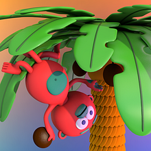 Práctica Cinema 4D con Aarón Martínez. 3D, 3D Design, e Design de personagens 3D projeto de Sara Palomo Campesino - 05.10.2020