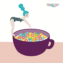 Food . Traditional illustration, and Digital Illustration project by Monica Martinez Mendoza - 03.15.2021